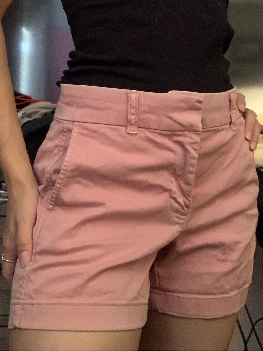 Summer ‘21 J. Crew Dusty Pink Cotton Mid-Rise Shorts